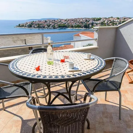 Apartment In Okrug Gornji With Sea View, Terrace, Air Conditioning, Wifi 5049-3 Trogir